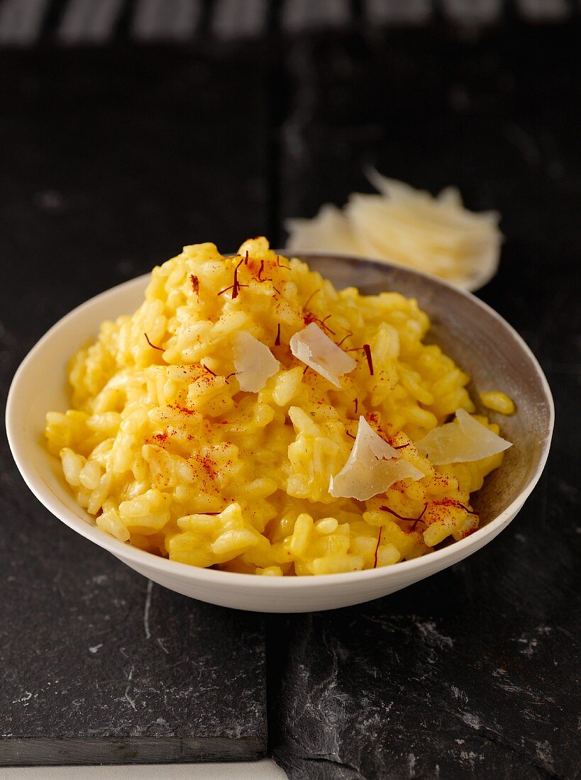 Risotto alla milanese (Safranrisotto, Lombardei, Italien)