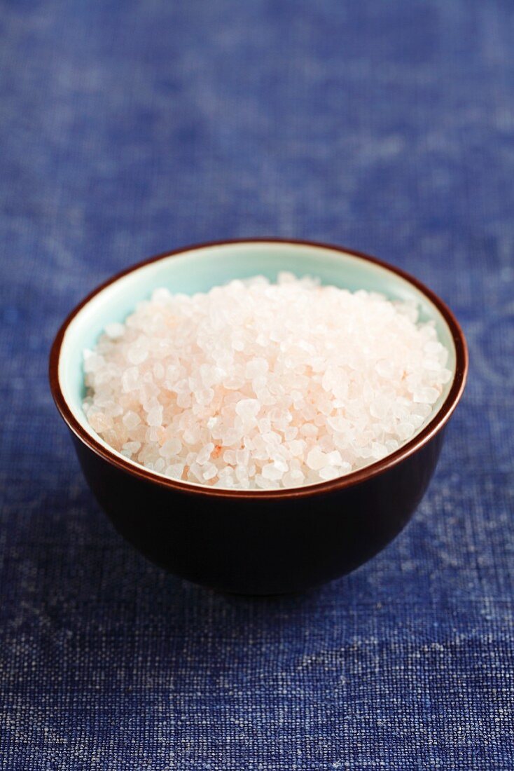 Himalayan salt in a small bowl