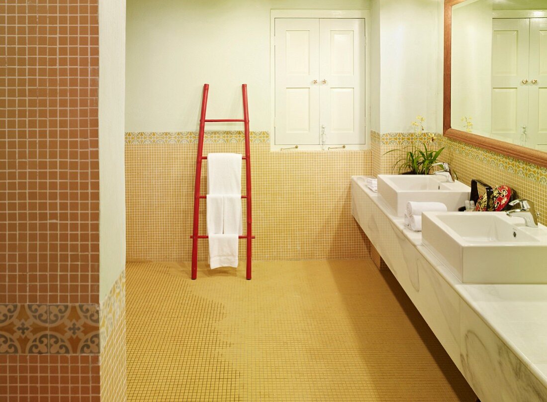 Bathroom in 23 Love Lane Hotel, Georgetown, Penang, Malaysia
