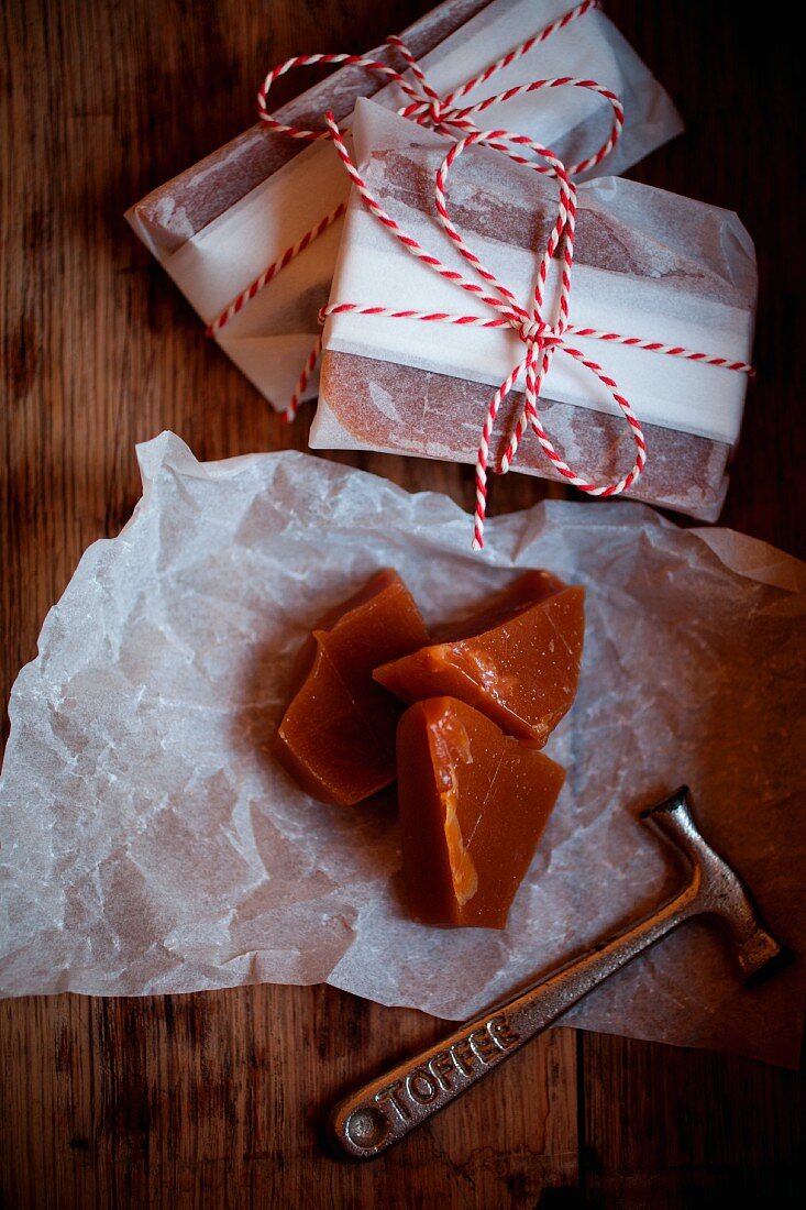 Traditional Yorkshire Plot Toffee, made for Bonfire Night (Nov 5th) in the UK