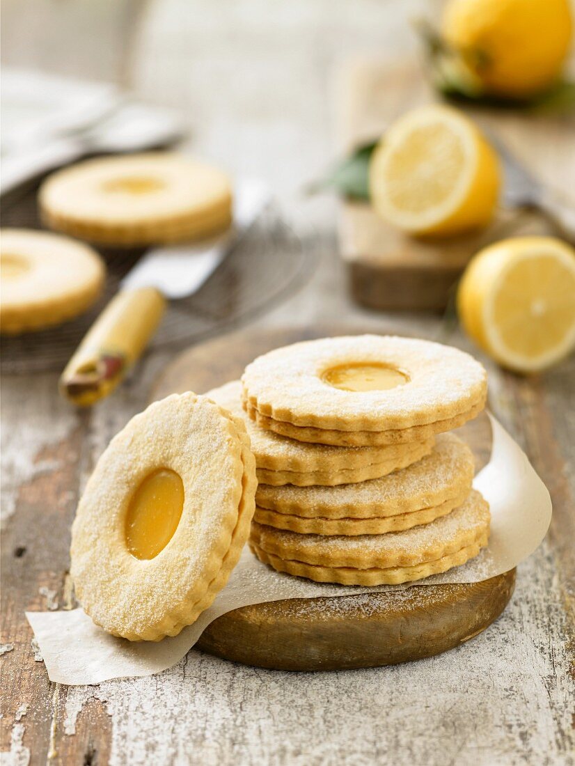 Lemon Shortbread (Zitronenplätzchen, England)