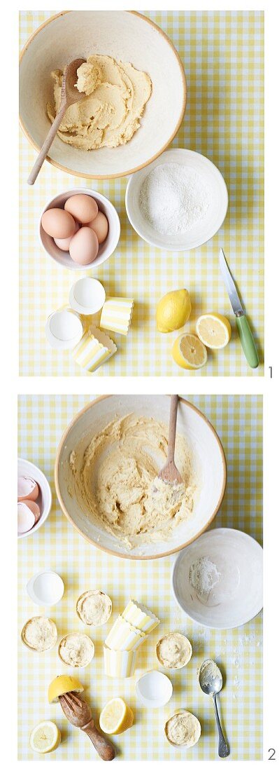 Zitronencupcakes zubereiten
