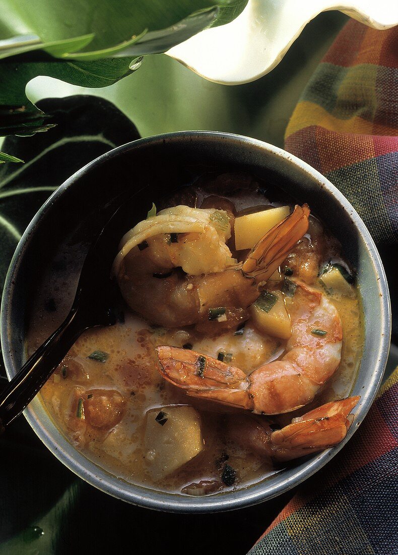 A Bowl of Caribbean Shrimp Stew