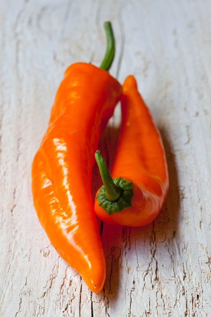 Two pointed peppers