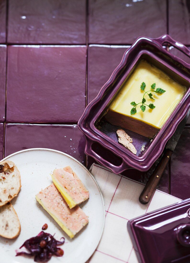 Foie gras (Gänseleberpastete)