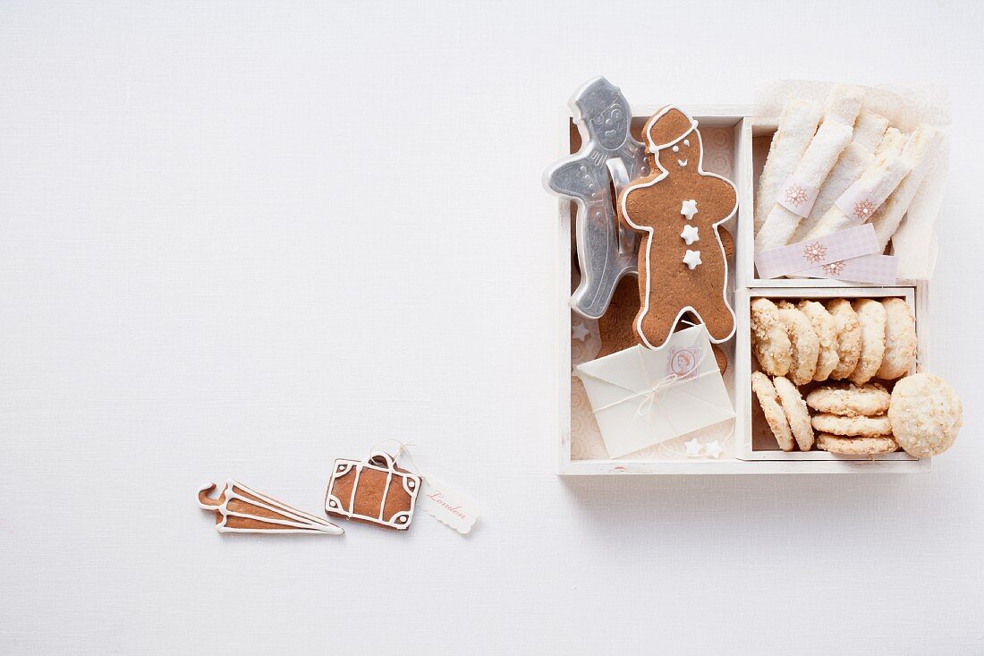 Gingerbread, melting moments and shortbread (Britain)