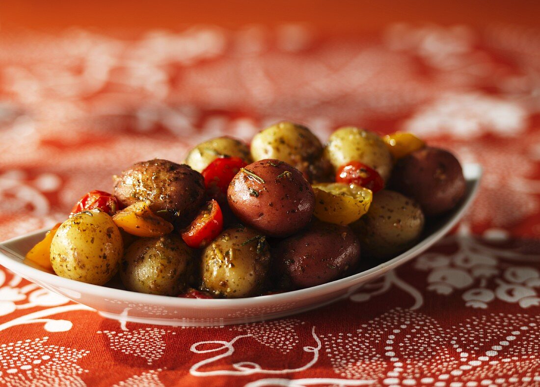 Rosemary potatoes fresh from the oven