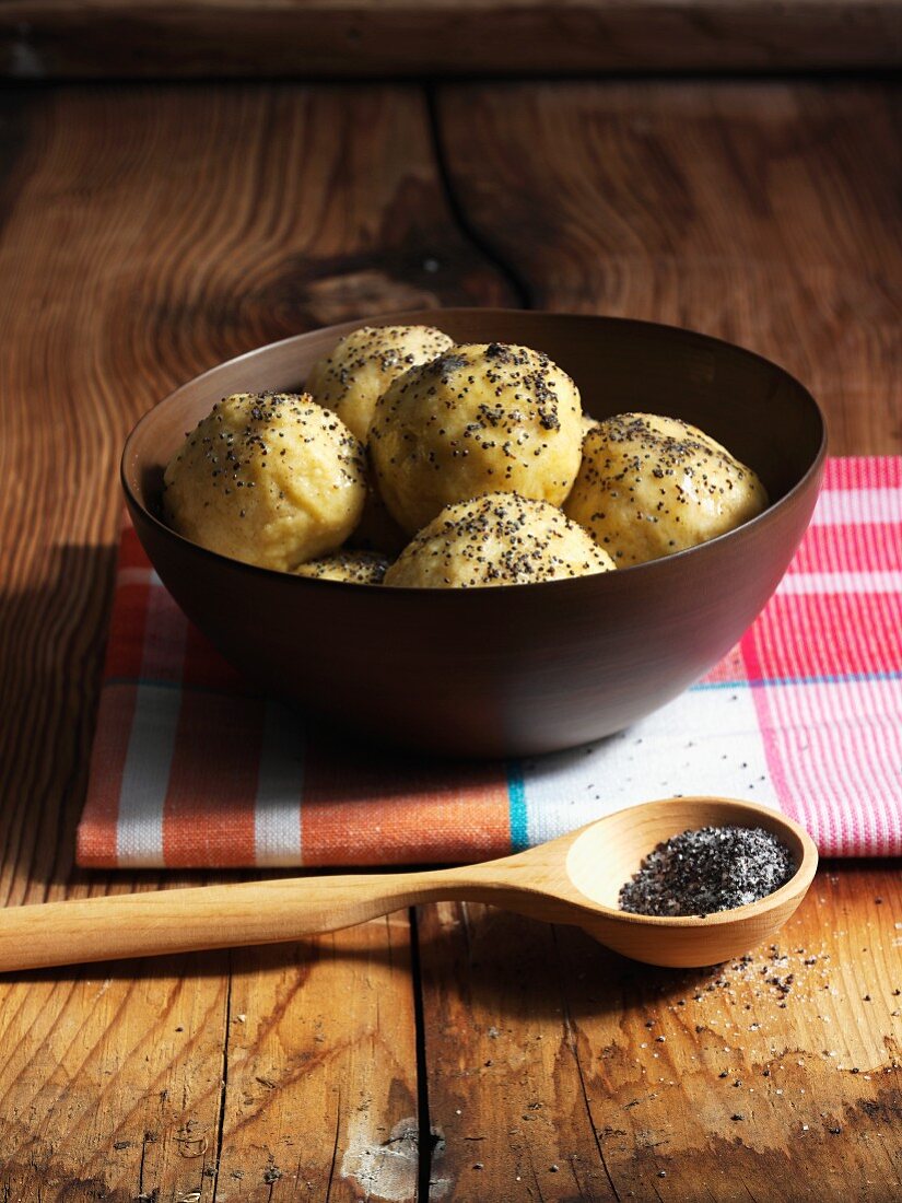 Poppy seed dumplings