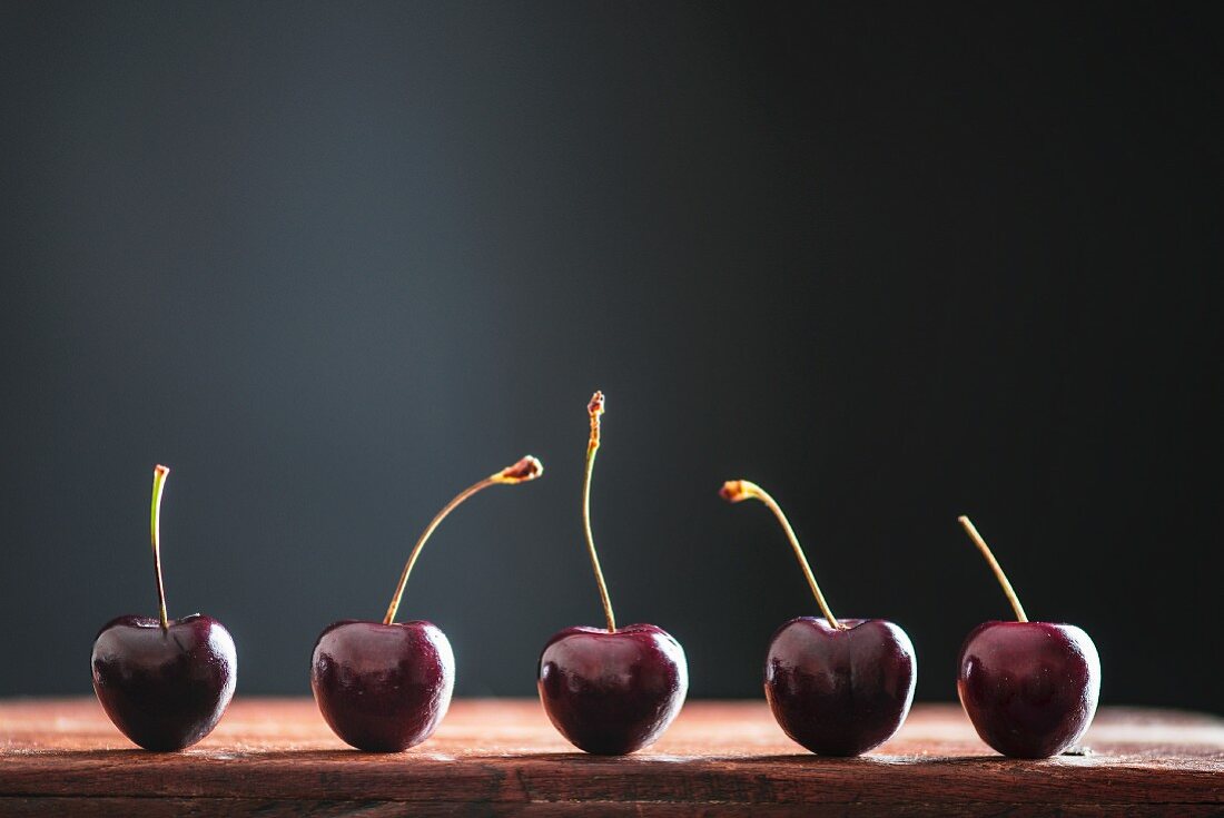 Five cherries in a row