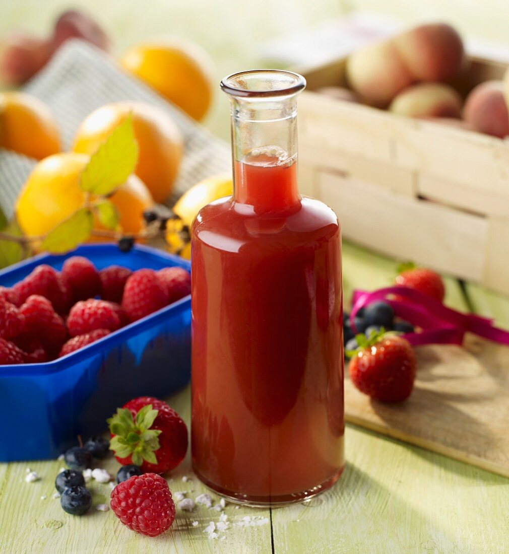 Summer fruit juice