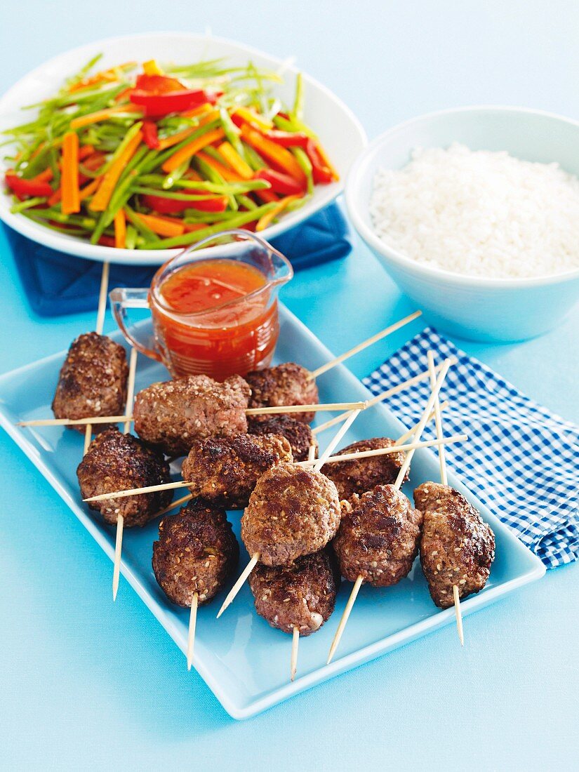 Sesame Beef Skewers