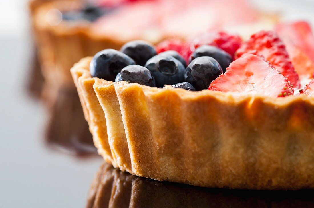 Tartlets with summer berries