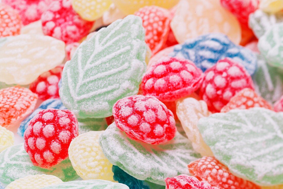 Colourful sweets (cutout)
