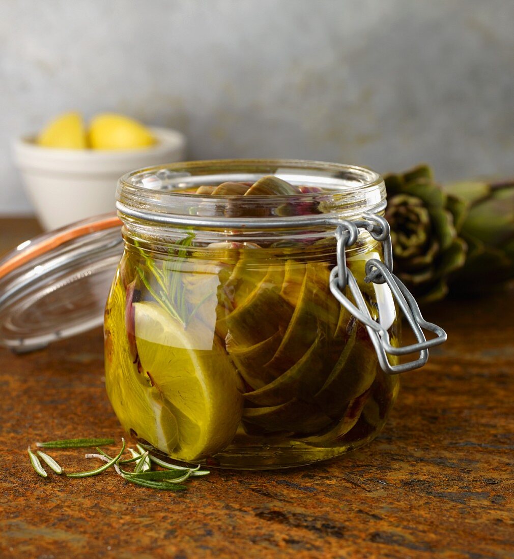 Artischocken in Olivenöl