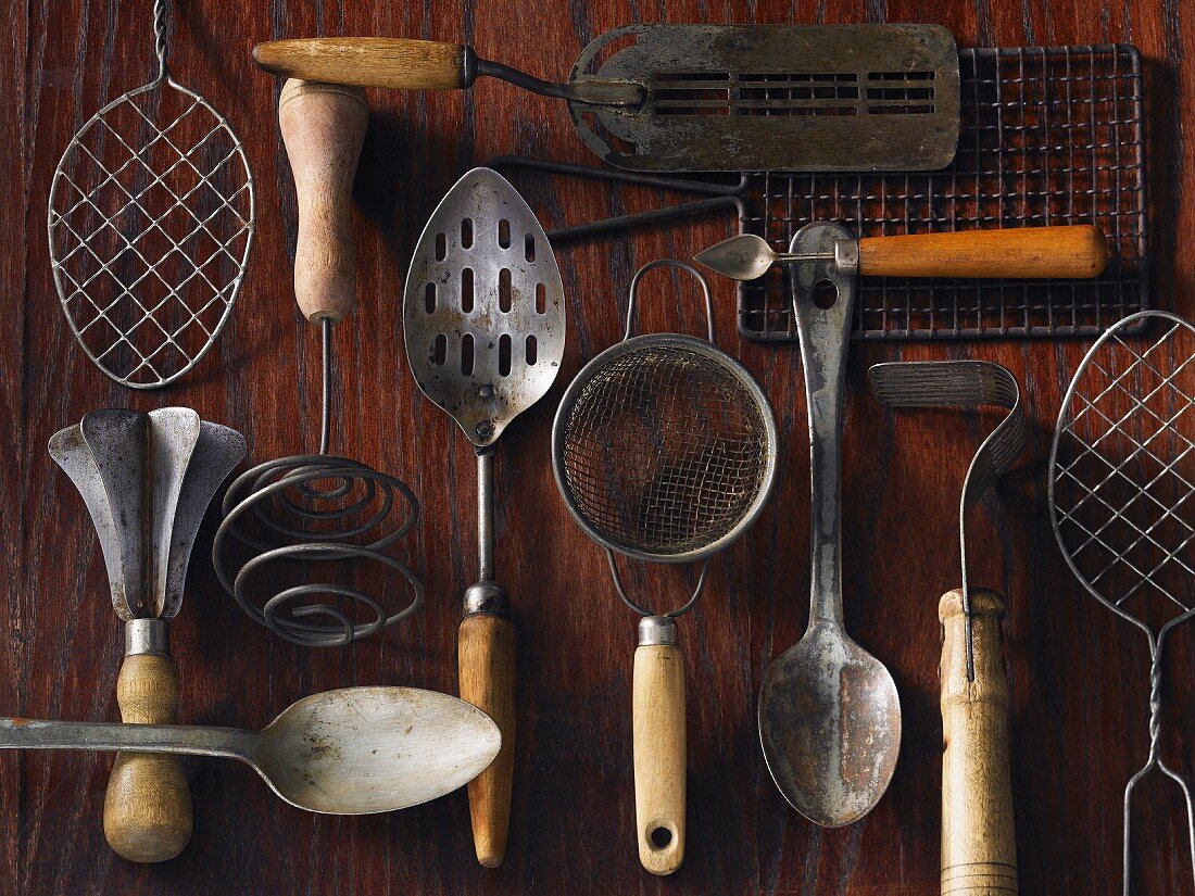 Old cooking utensils