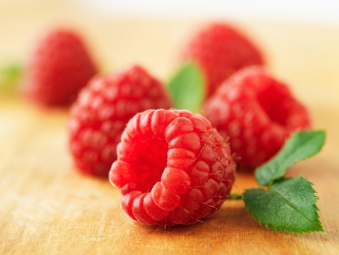 Frische Himbeeren