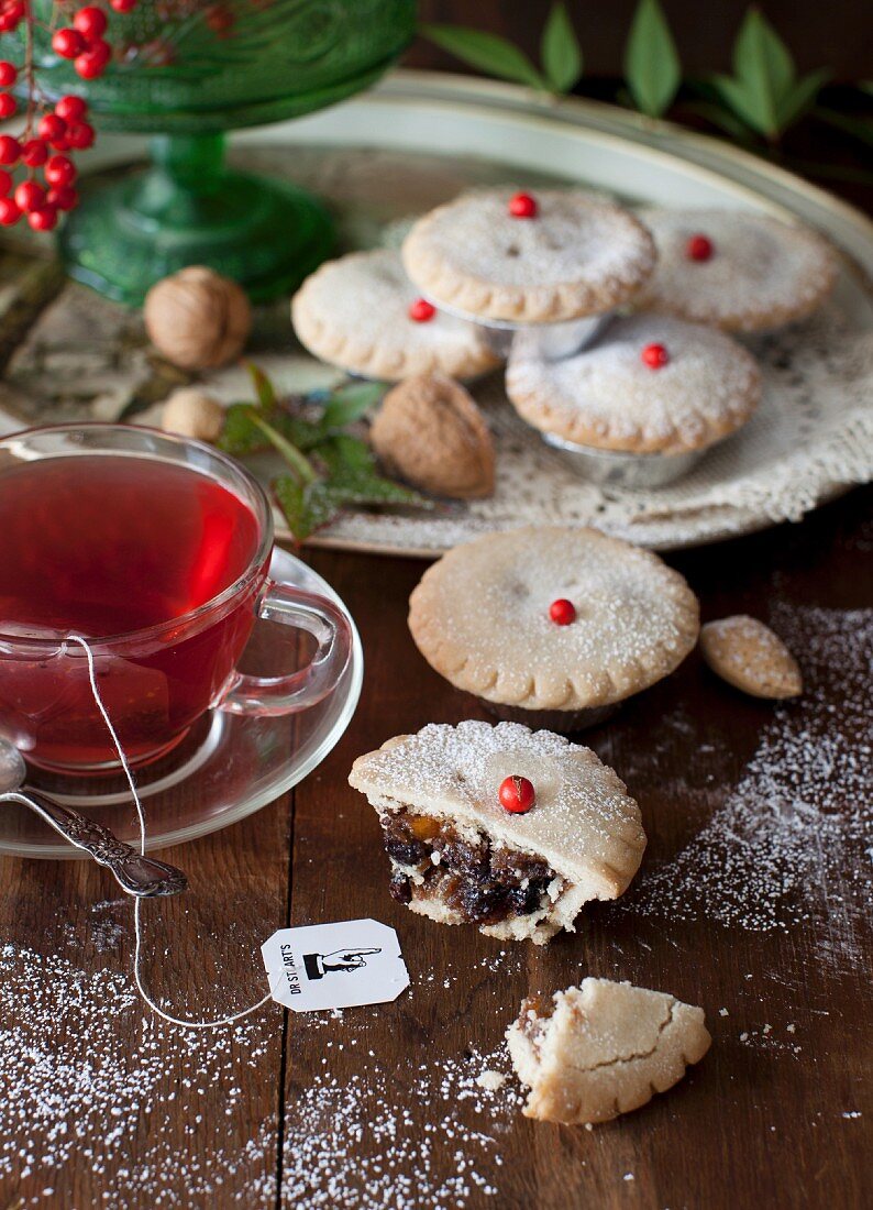 Whisky Laced Mince Tarts with a Cup of Tea