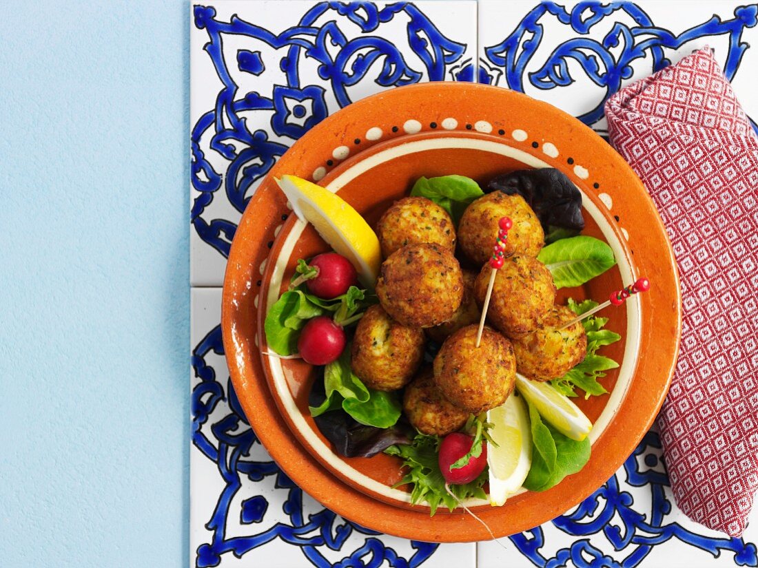 Bolinhos de bacalhau (Frittierte Stockfischbällchen, Portugal)