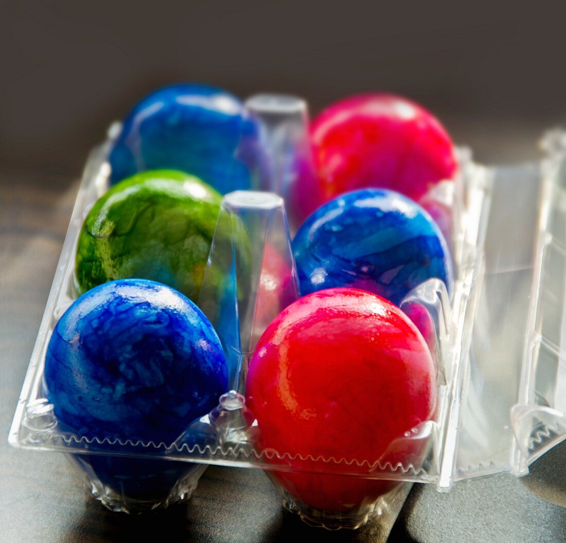 Colourful eggs