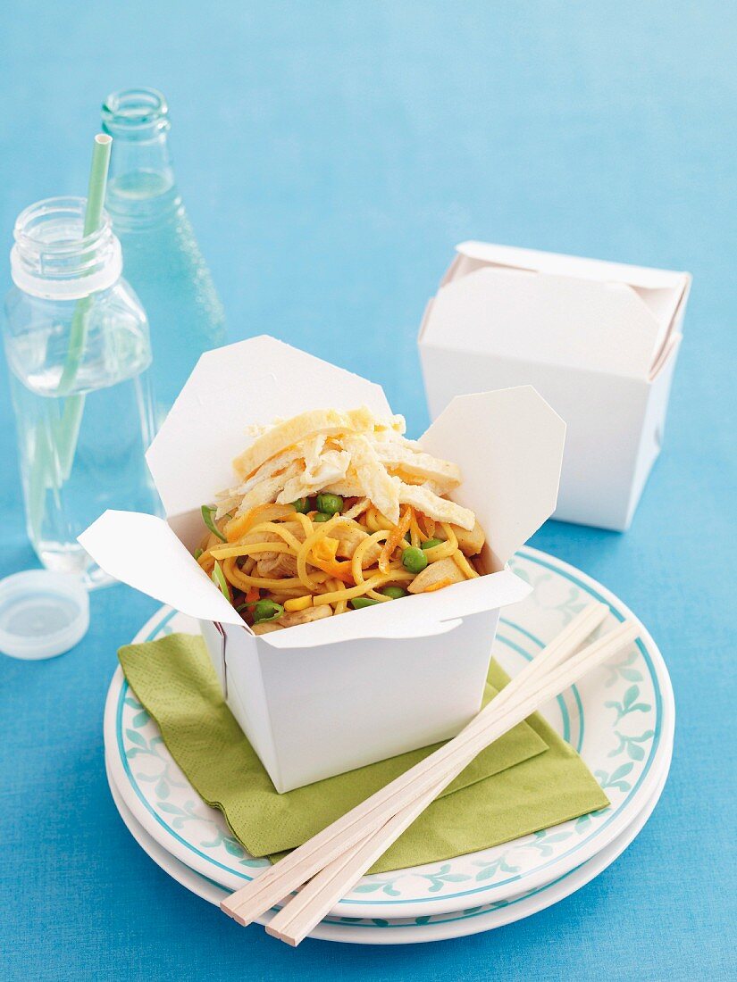 Singapore Noodles (Gebratene Nudeln mit Curry), China