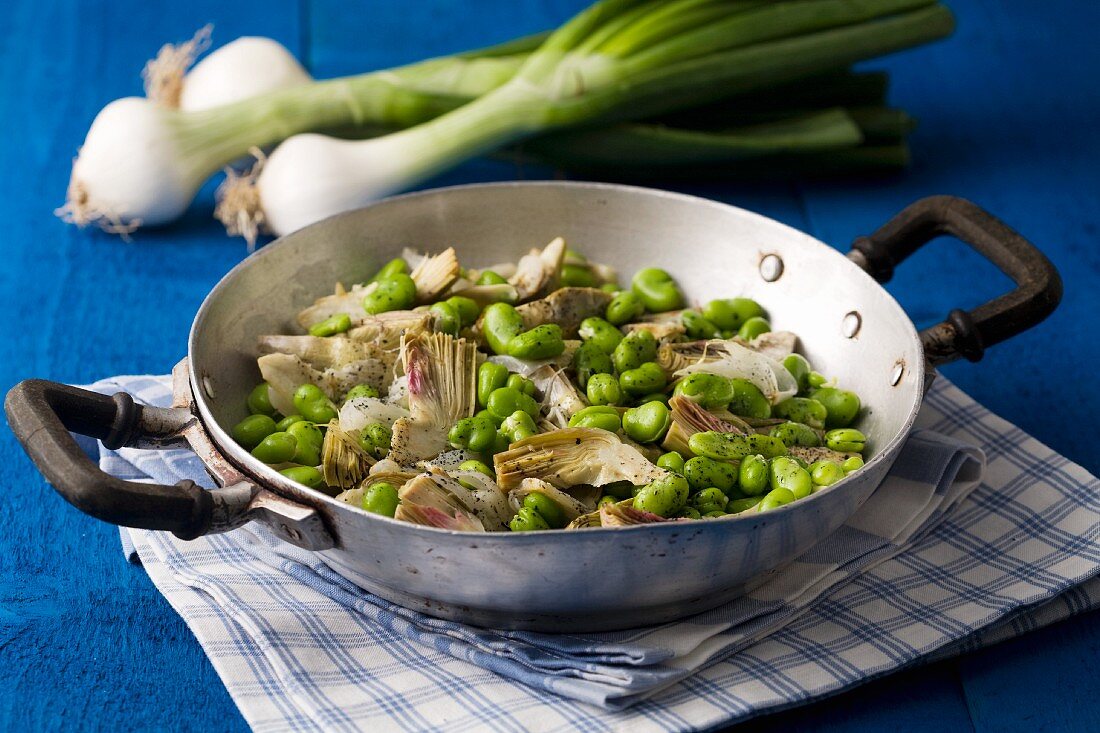 Spadellata di verdure (Gemüsepfanne, Italien)