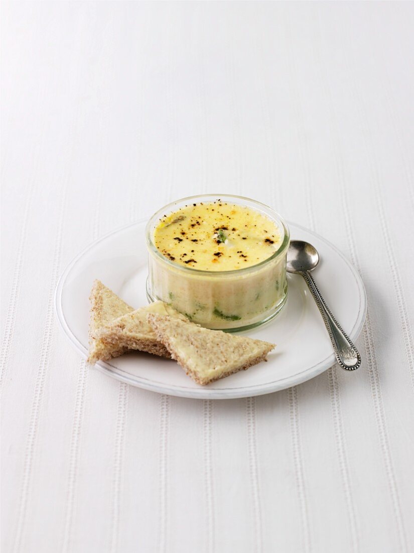 Spargel-Custard