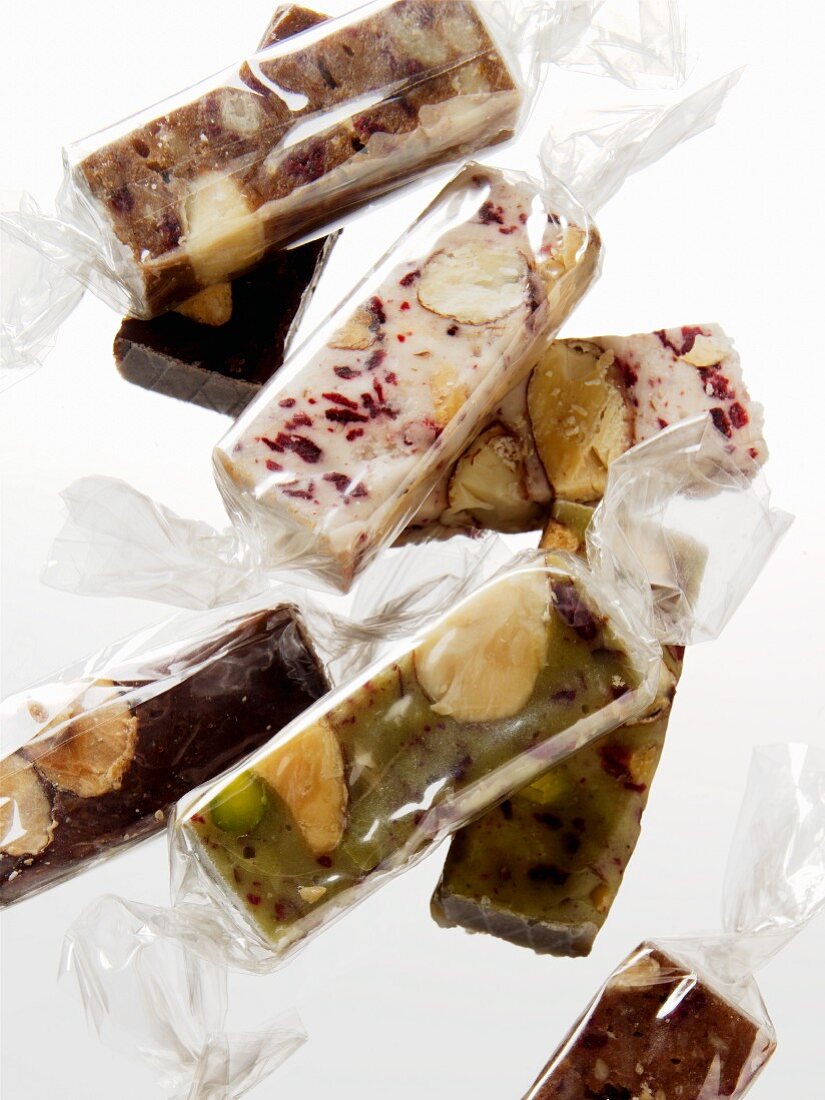 Verschiedene Nougat