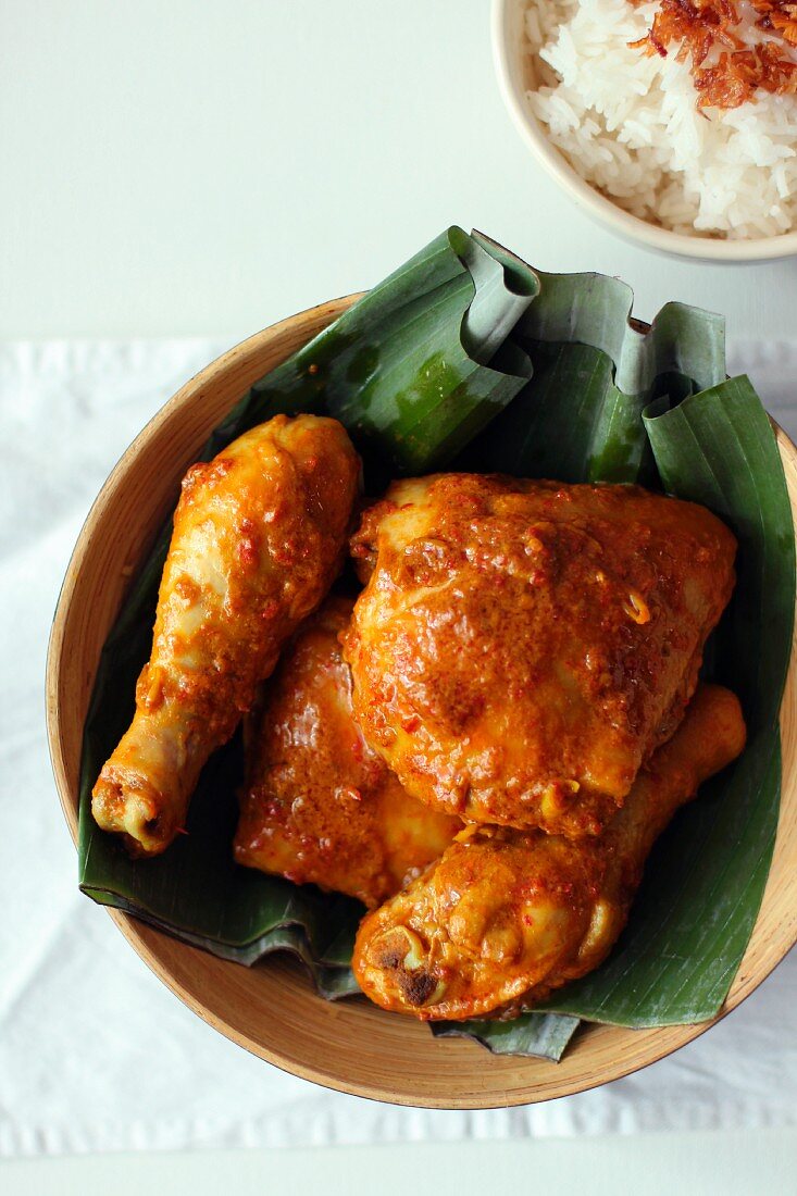 Malaysian-style curried chicken