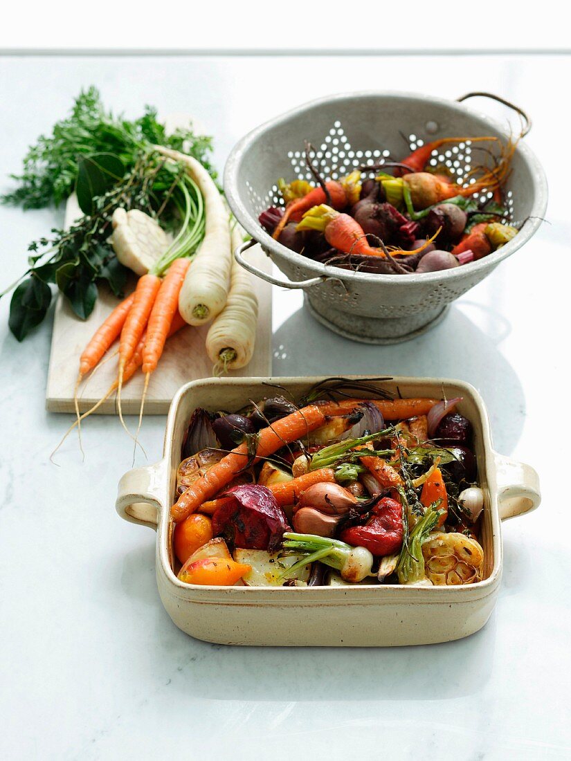 Roasted vegetables