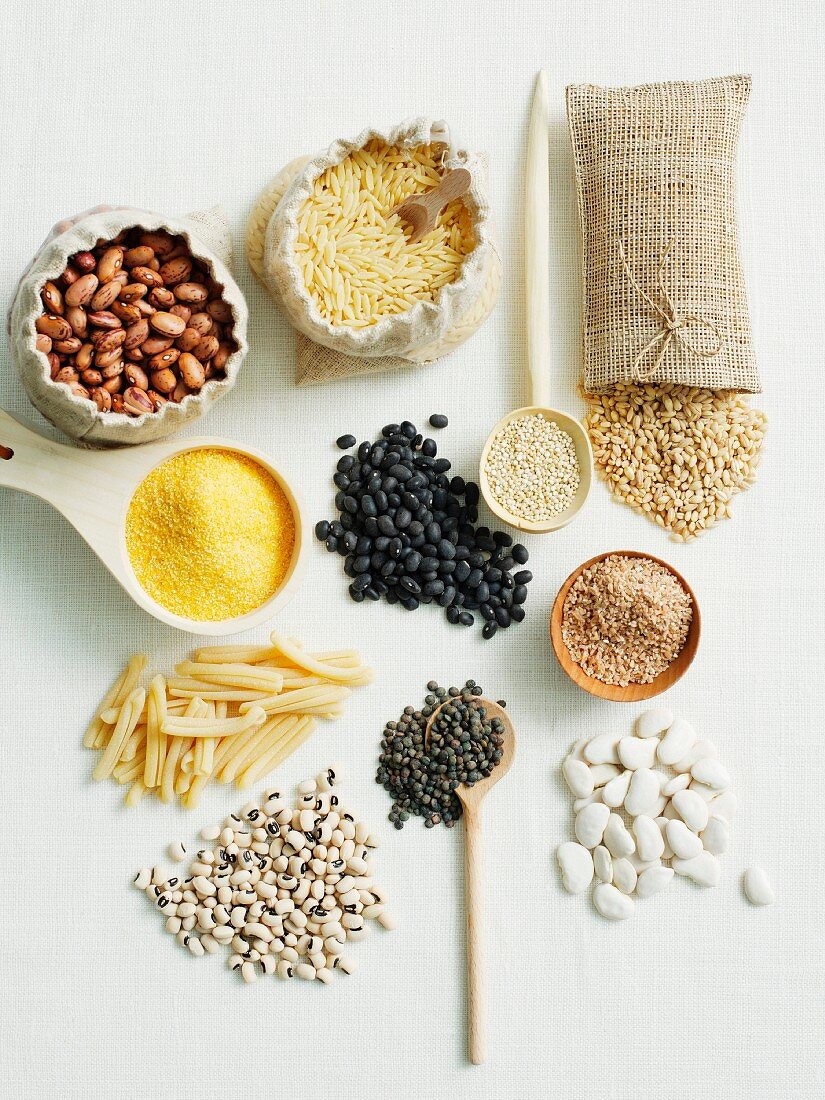 Selection of beans and pulses