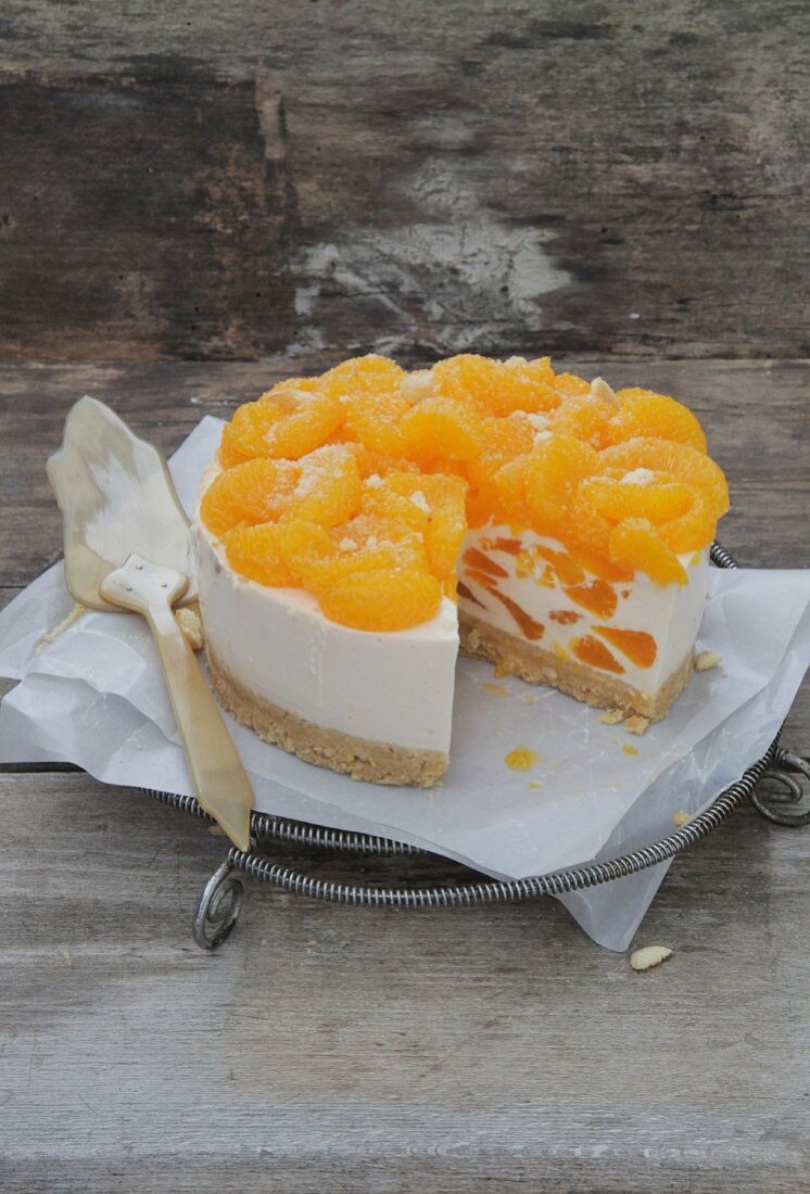 Mandarin and Campari layer cake