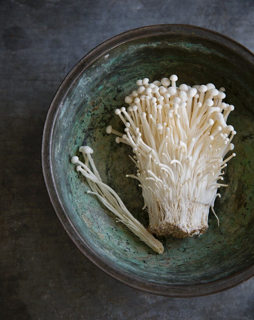 Fresh Enoki Mushrooms