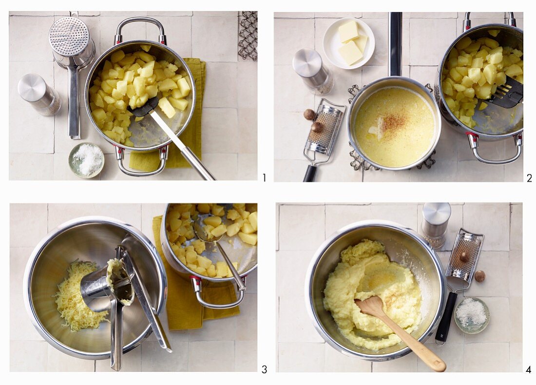 Making mashed potato
