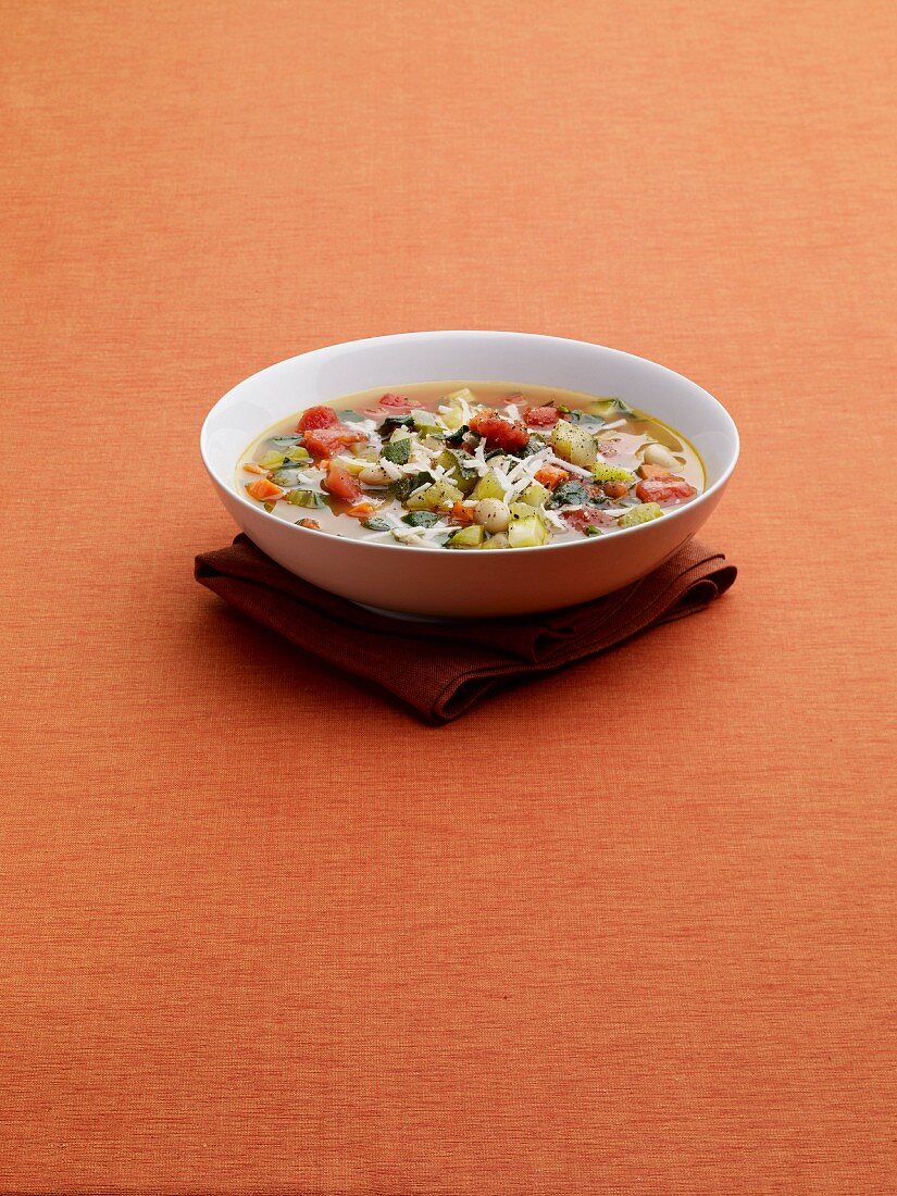 A Bowl of Tuscan Vegetable Soup
