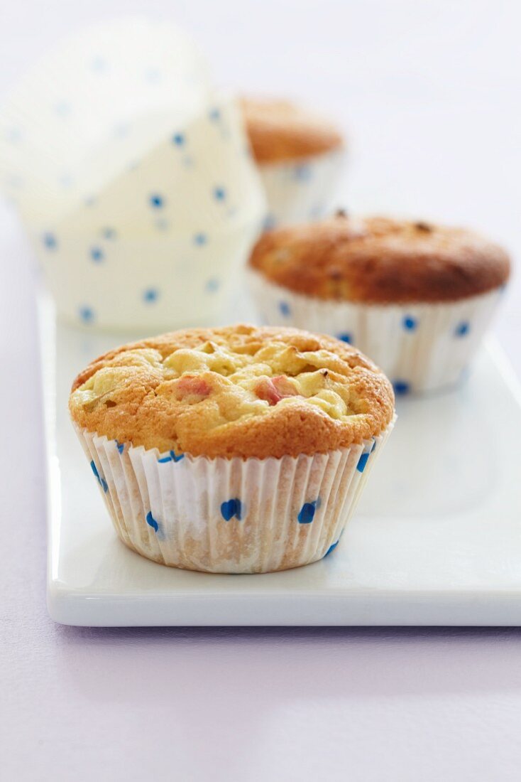 Muffins in paper cases