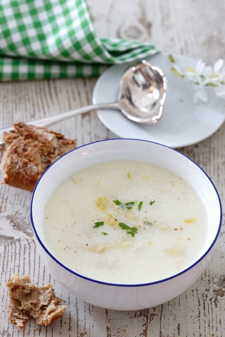 Spargelcremesuppe