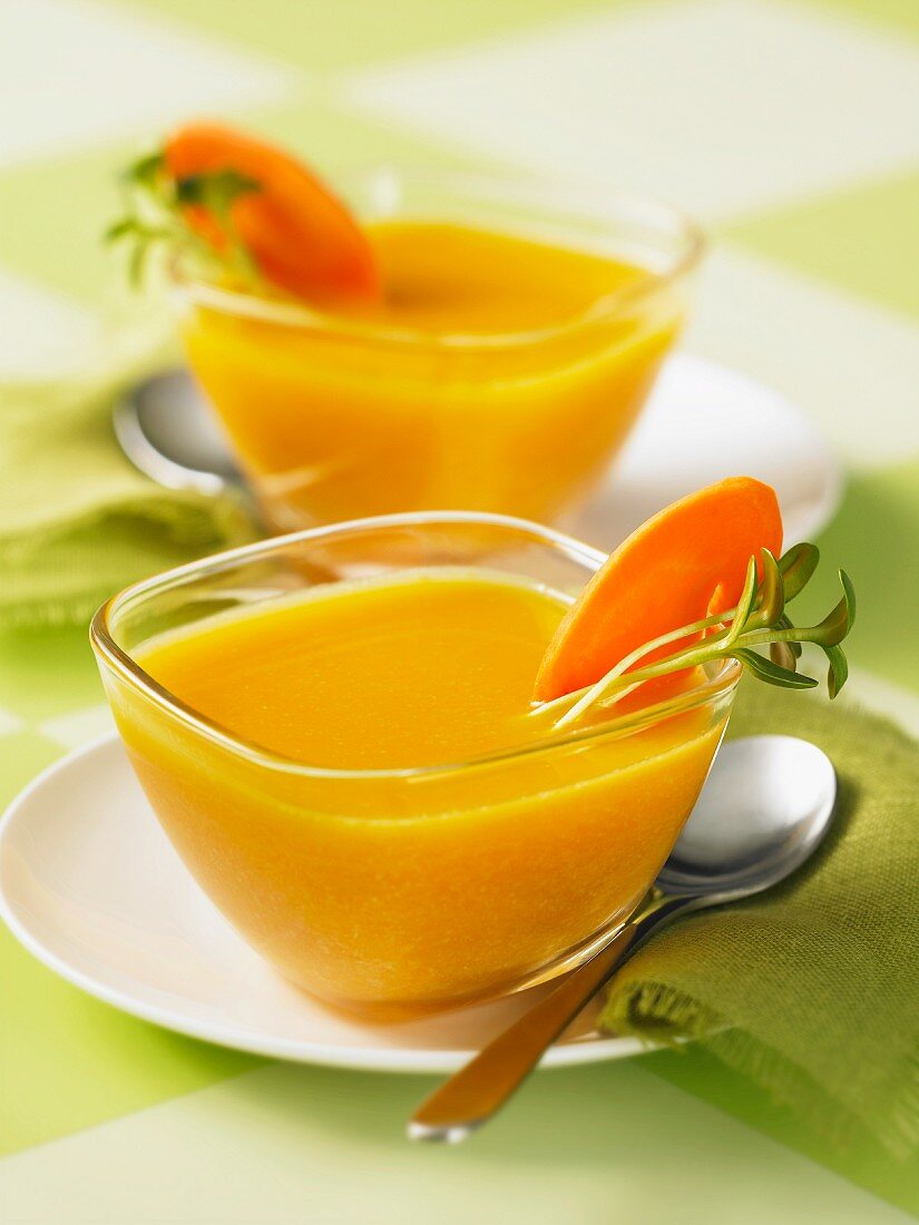 Würzige Karotten-Ingwer-Suppe