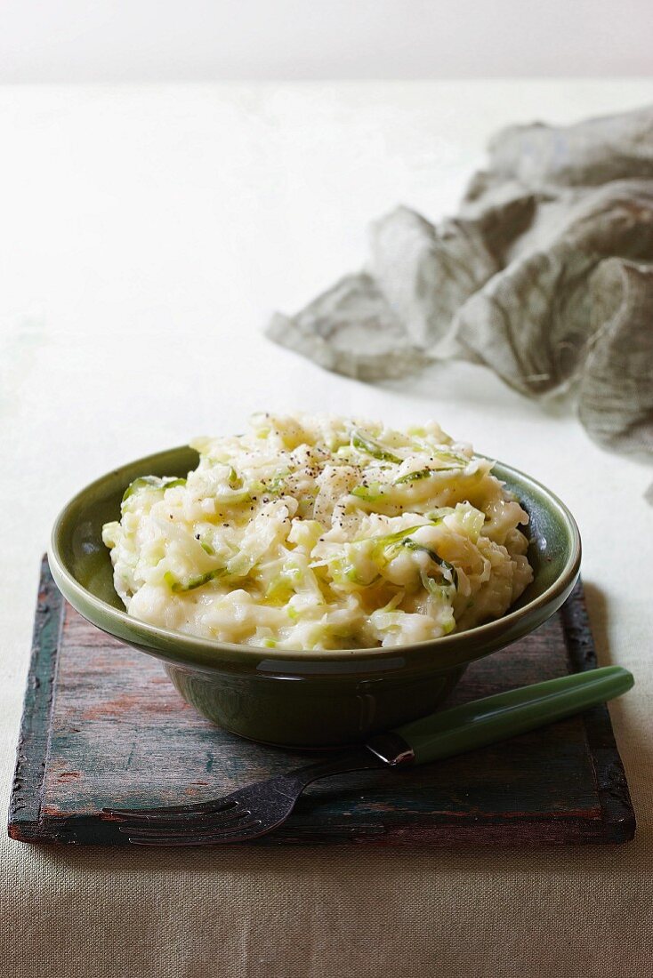 Colcannon (Mashed potato with cabbage or kale, Ireland)