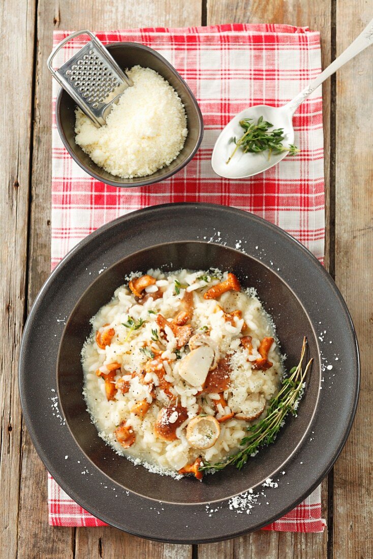 Mushroom (porcini, chanterelles) risotto