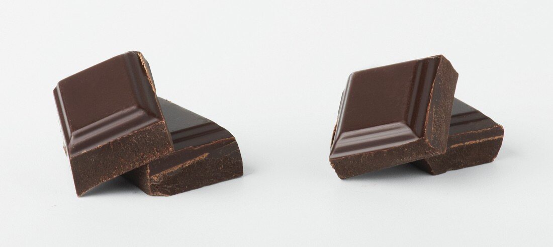 Four squares of chocolate