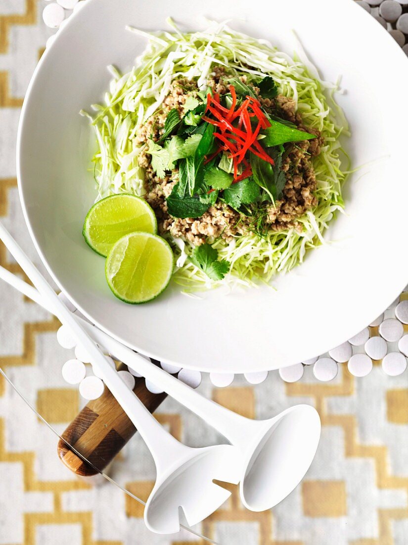 Chicken Larb (Hähnchensalat, Thailand)