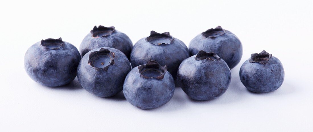 Several blueberries