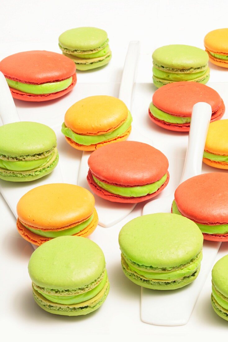 Multi-Colored Macaroons