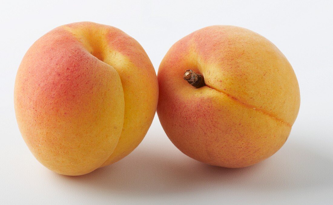 Two apricots