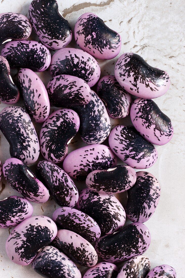 Lots of scarlet runner beans