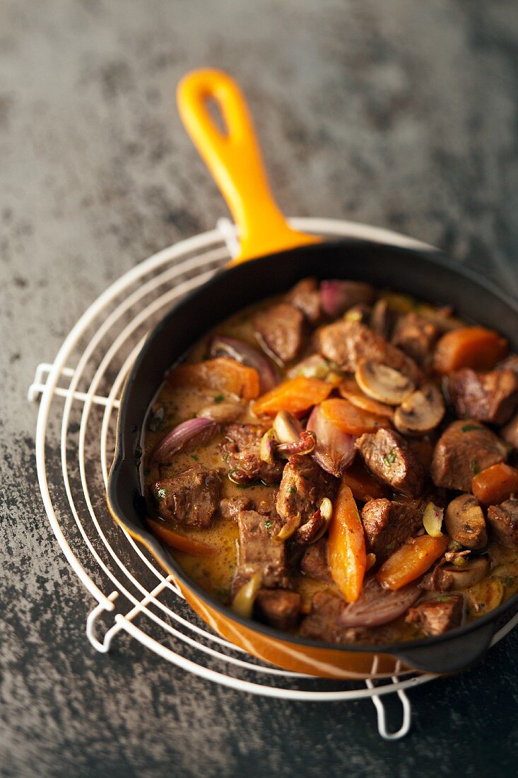 Blanquette de veau (veal ragout, France)