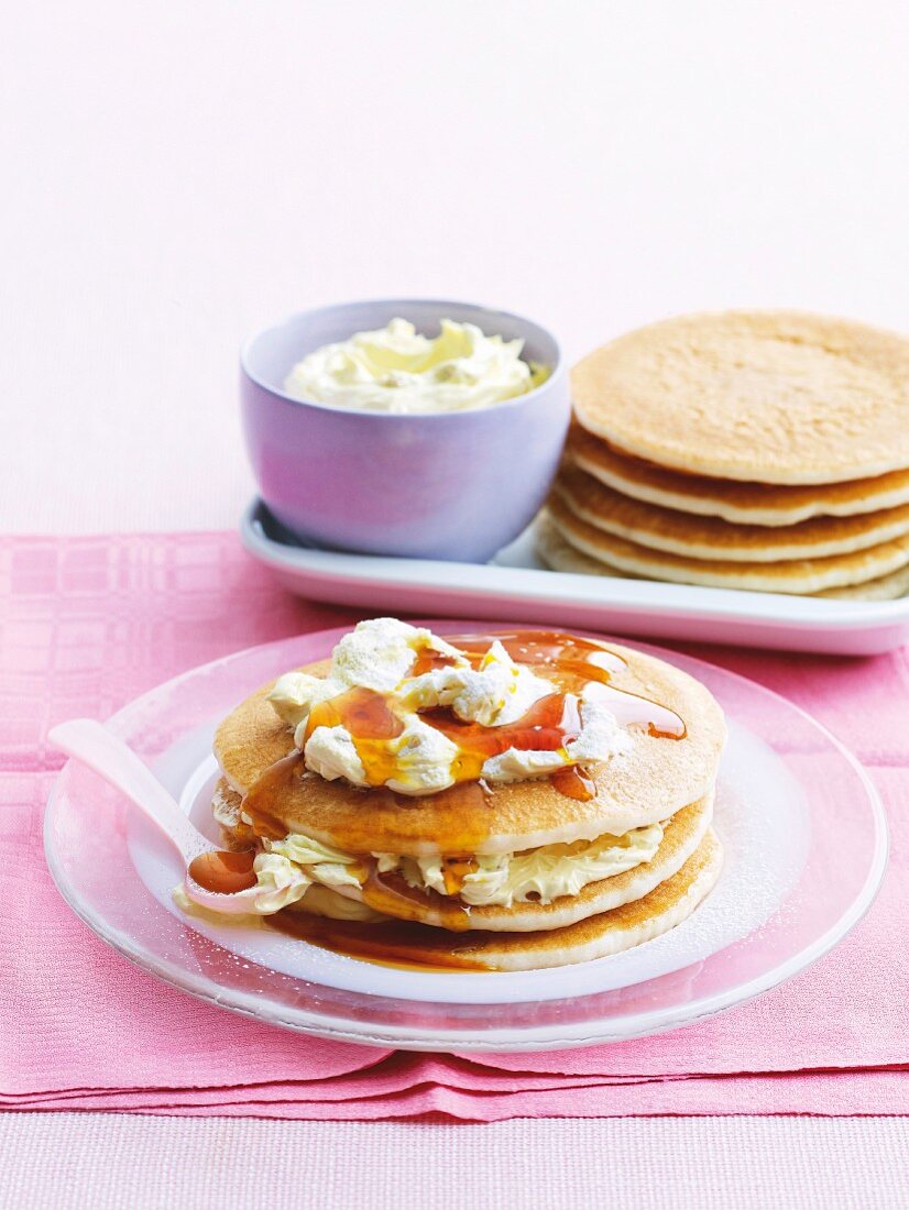 Pancakes with nut butter