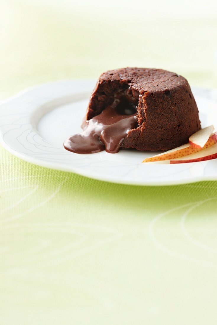 Mini chocolate lava cake