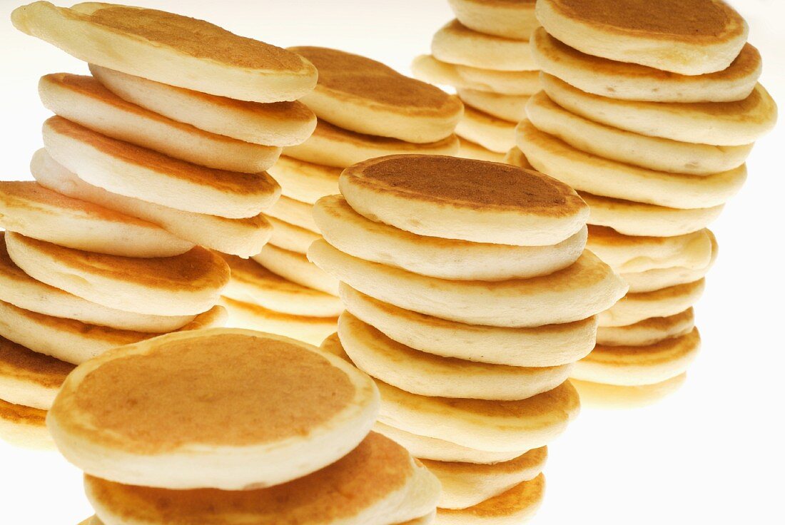 Gestapelte Pancakes
