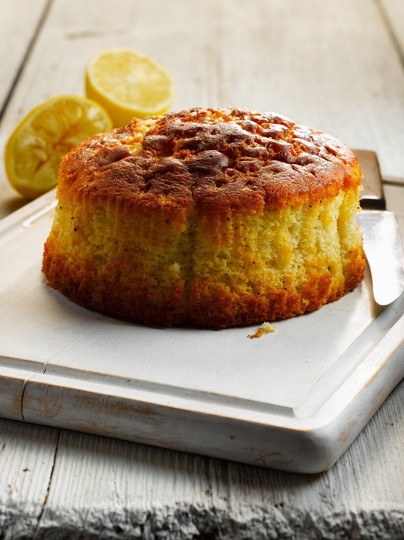 Lemon drizzle cake